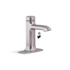 KOHLER R32928-4D-BN Rubicon Touchless Single Hole Bathroom Faucet Brushed Nickel