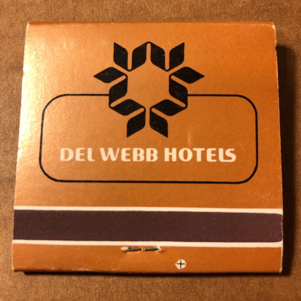 Del b’s Sahara Hotel & Casino, Las Vegas, Nevada, Vintage Matchbook