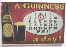 Guinness Beer Vintage Advertisement 2" x 3" Refrigerator Locker MAGNET