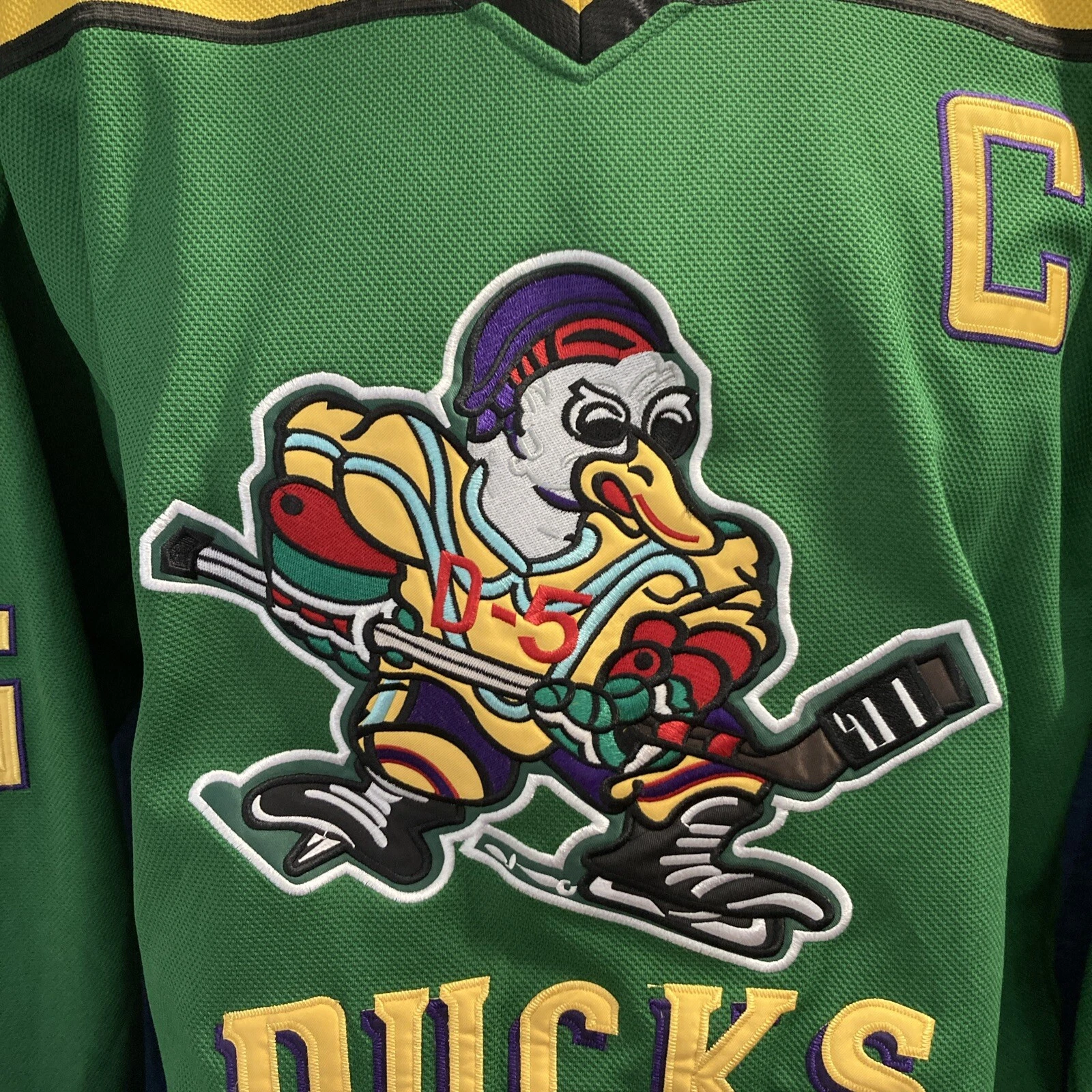 The Mighty Ducks Movie Jersey #96 Conway all Size