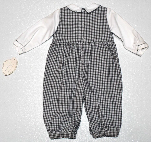 NWT Baby Infant Overalls & Shirt 2-Piece Set Outfit Size 9 Months 100% Cotton - Picture 9 of 18
