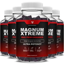 (5 Pack) Magnum Xtreme Gummies Magnum Extreme Advanced Formula (5 Month Supply)