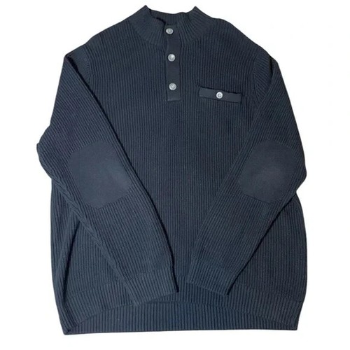 T-shirt De Travail Duluth Homme 2XL - Henley Bleu Thermique Manches Longues - État TB