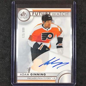 2023-24 SP Authentic NHL ADAM GINNING Future Watch Rookie Auto 123/999 #146