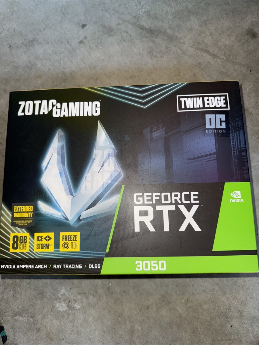 ZOTAC GAMING GeForce RTX 3050 Twin Edge OC 8GB GDDR6