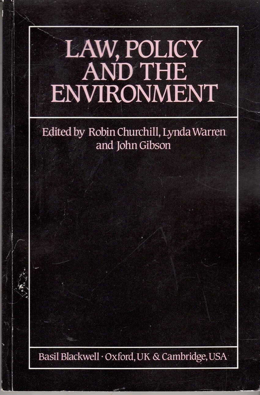 Law, Policy and the Environment - CHURCHILL - Acceptable - Paperback