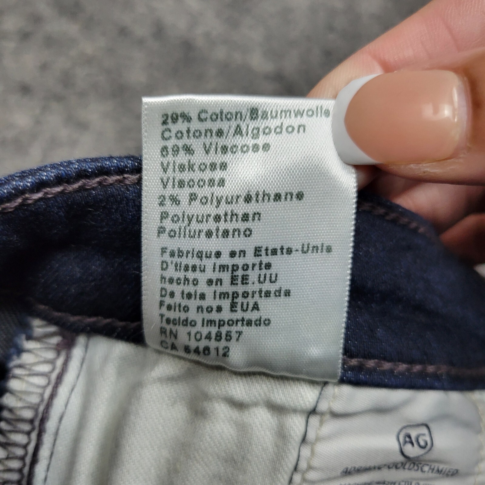 AG Jeans Womens 28R The Prima Dark Wash Mid Rise Cigarette USA Made Stretch thumbnail 13