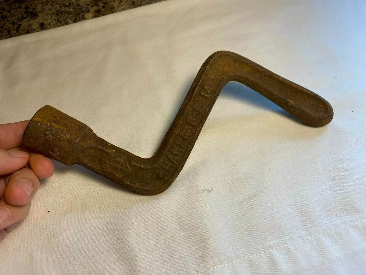 Vintage Antique Windsor Shaker 8 L 14 Cast Iron Stove Furnace Handle | eBay