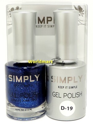 Simply Gel Nail Polish 0.5fl.oz UV/LED Gel Color Duo D-19