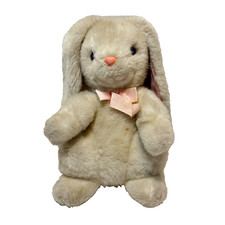 Vintage American Wego 1991 Plush White Easter Bunny Stuffed Animal 13"