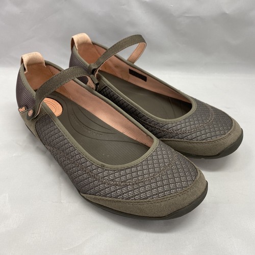 Teva Niyama Women's Size 10 Shoes Gray Pink Slip-On Performance Mary Jane Flats | eBay