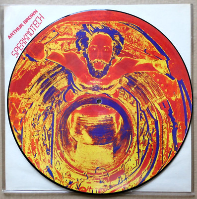 Arthur Brown   Speaknotech  LP Picture Disc  Republic / Erika 9860 MINT- US 1982