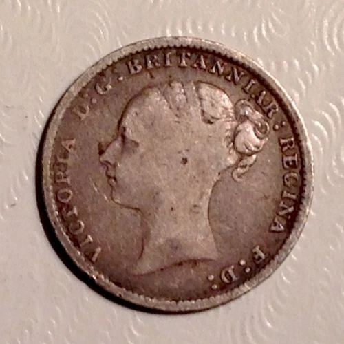 1886 Victoria Threepence — photo from another recent sale