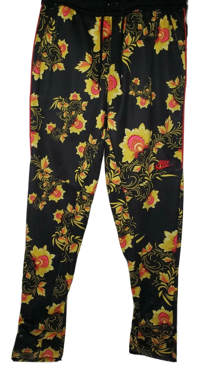 Justicia desayuno recepción MENS S Small NIKE TRIBUTE FLORAL PANTS N98 JOGGERS TRACK RED YELLOW 909240  719 | eBay