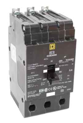 SQUARE D EDB34080 BREAKER 80 AMP 3 POLE 480/277V - NEW IN BOX ...
