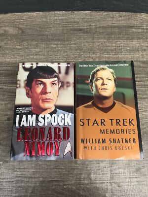 STAR TREK BOOKS I Am Spock Leonard Nimoy Star Trek Memories W Shatter Biography