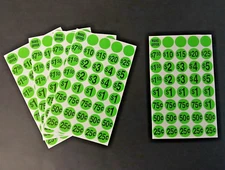 200pc🟢Priced Garage Sale Stickers Labels Price Tags Yard Estate Flea Market 3/4