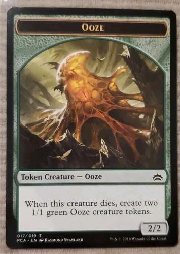 MTG Ooze Token (1/1) Ooze Token (2/2) - Planechase Anthology - Picture 2 of 4