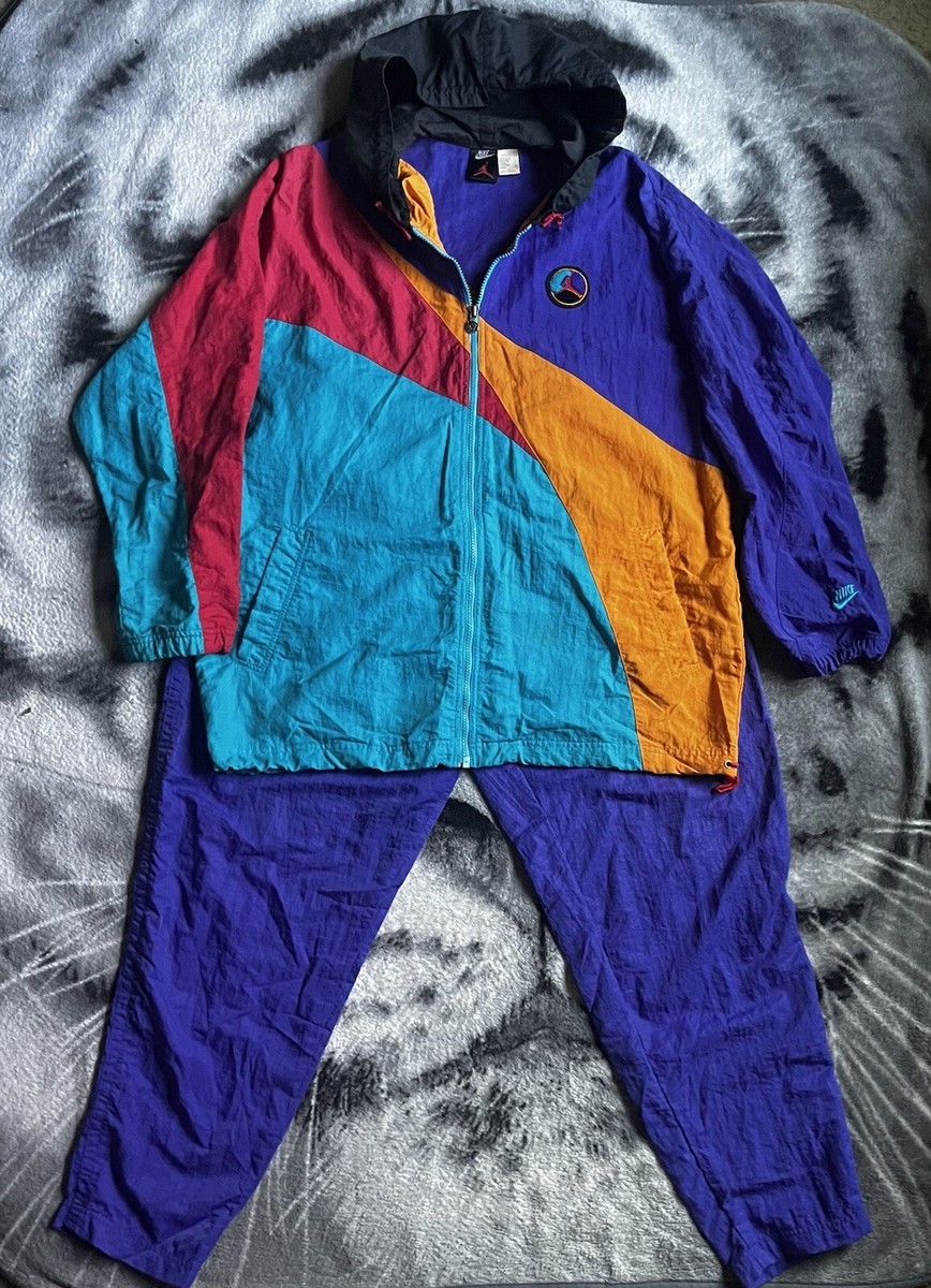 Rare Vintage 1993 Nike Air Jordan Aqua 8 Basketball Warmup Rare Vintage 1993 Nike Air Jordan Aqua 8 Basketball Warmup