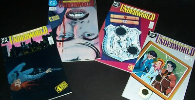 SET/4: VFNM 9.0, UNDERWORLD MINI SERIES 1 2 3 4, 1987 DC, Bag&Bd, Combined Shpg