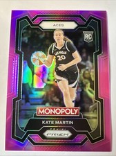 Kate Martin 2024 Panini Monopoly Pink Prizm /149 Rookie Card #40 RC 