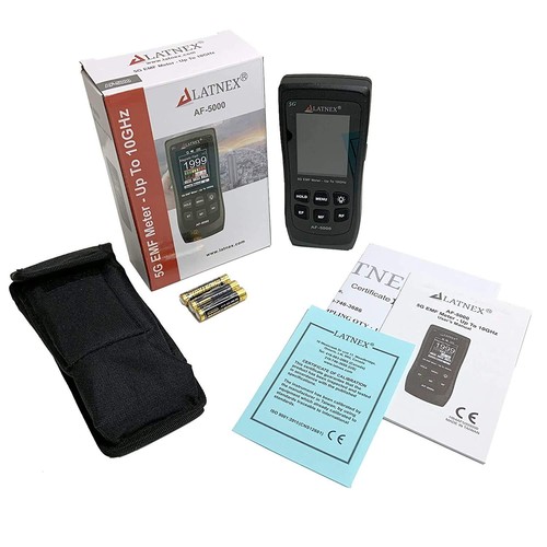 AF-5000 5G EMF Meter RF Detector Tester and Reader with Calibration Certifica... - Picture 6 of 8