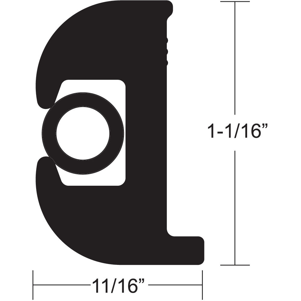 TACO FLEX VINYL RUB RAIL KIT 1 1/16