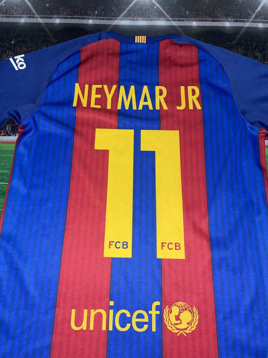 FC Barcelona Neymar Jr #11 Jersey Size Small Preowned | eBay