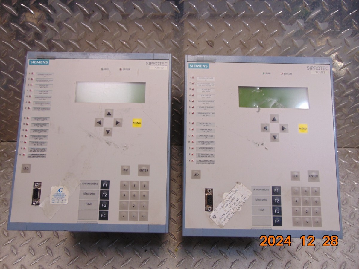 1) SIEMENS 7UM6215-5EB91-0AA0/FF SIPROTEC 7UM62 GENERATOR