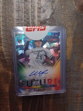 2021 Bowman's Best Future Vibrance Atomic auto 14/25 Andrew Vaughn White Sox RC