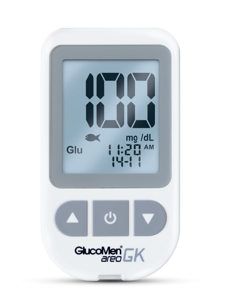 Areo GK Blood Glucose & Ketones Monitor/Meter/System + Test
