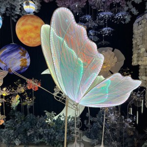 1PC Butterfly Floor lamp,Ceiling Lamp,for Wedding Party Decorations Props-31.5in