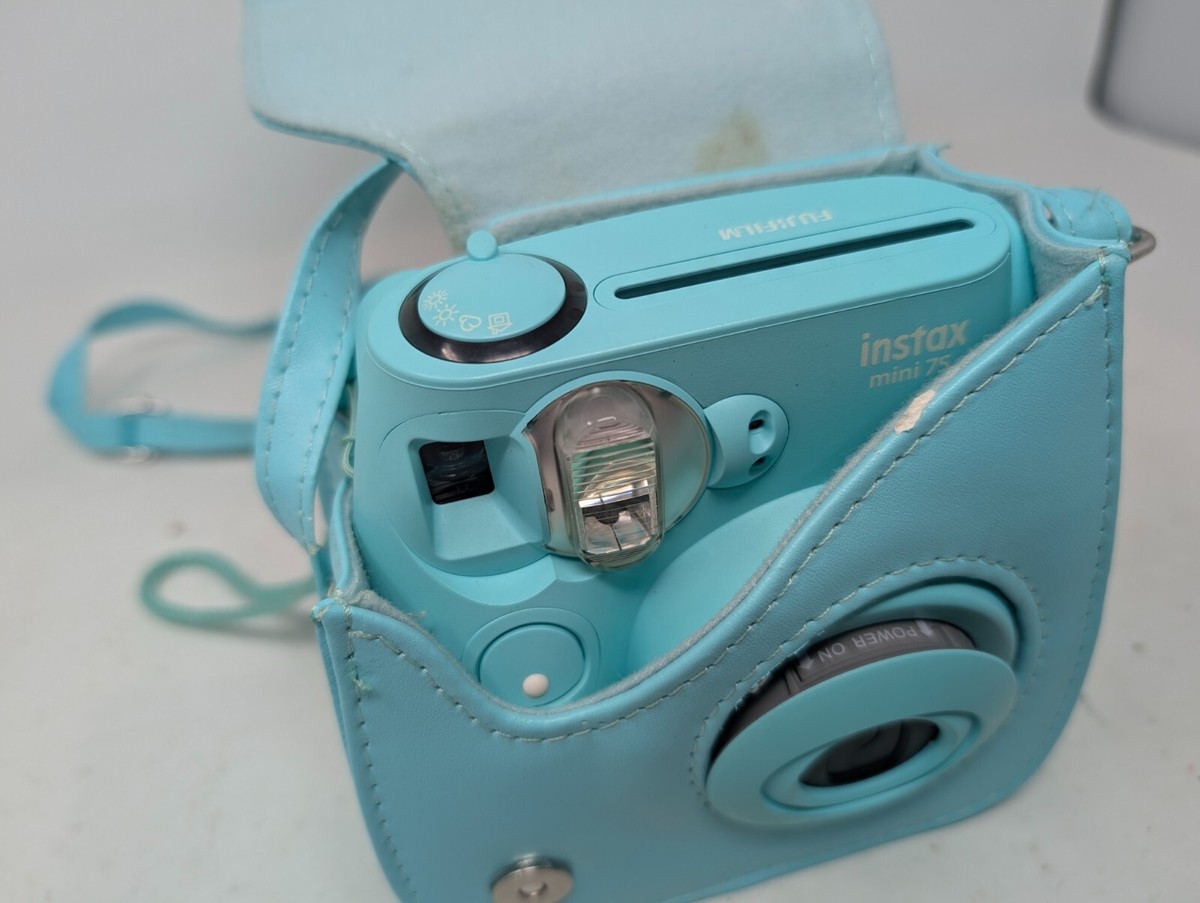 Fujifilm Instax Mini 7S Instant Camera Blue W/ Case (C8) | eBay