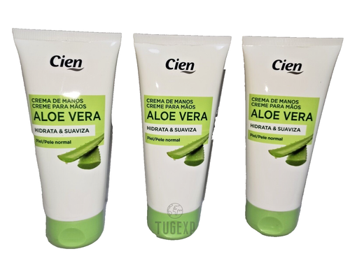 Crème Pour Les Mains Cien Care à L'huile D'amande Douce Et Aloe Vera - 3.38 Oz - Neuf