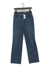 Mint Velvet Women's Jeans UK 10 Blue Cotton with Elastane Straight