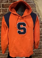 Nike Authentic Syracuse University Cotton Blend Embroidered Mens Medium Hoodie