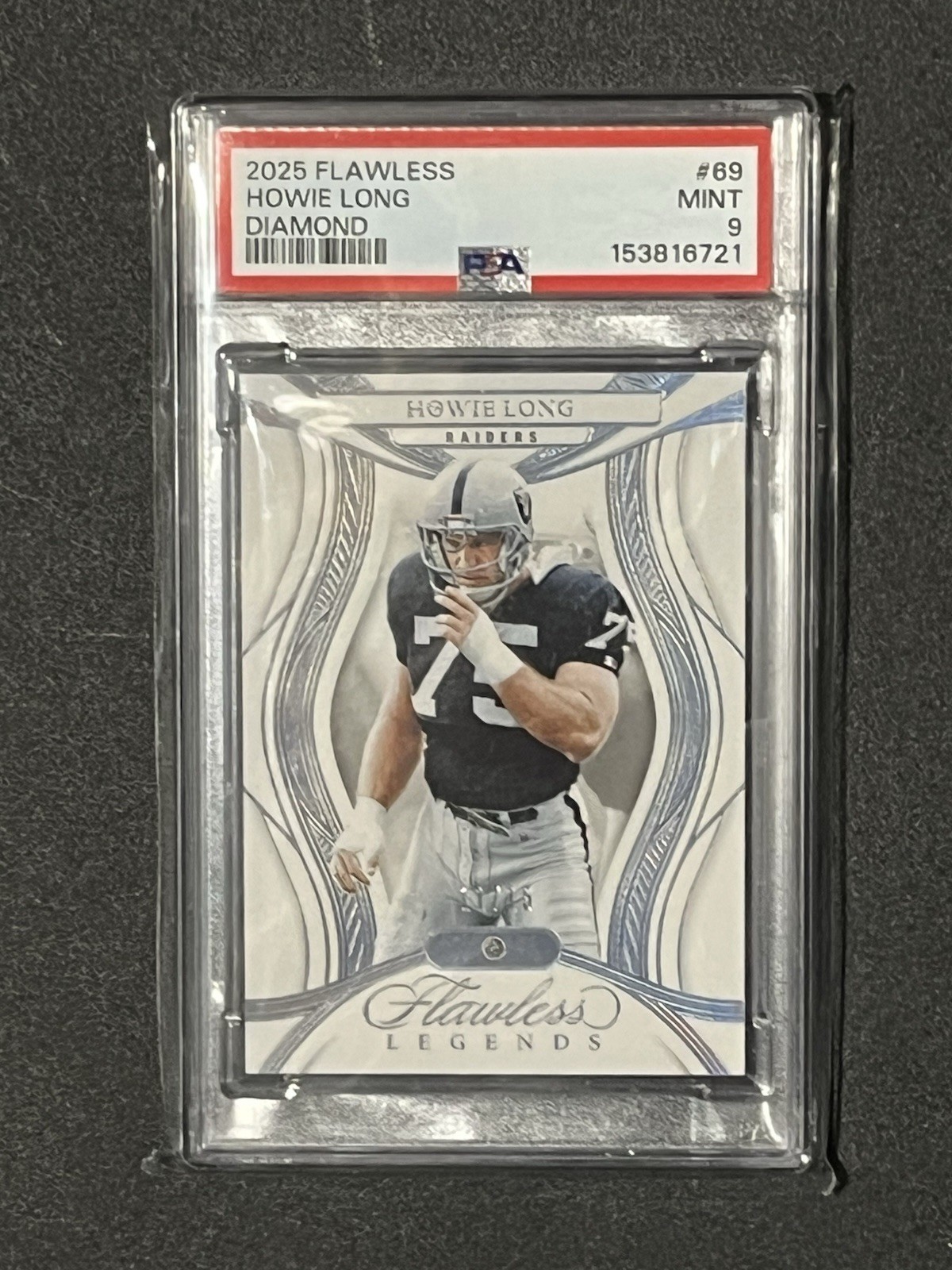 2025 Panini Flawless - Legends Howie Long #69 Diamond /15