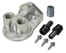Derale Oil Filter Remote Mount 15728 Top Port Single Filter 1316-16