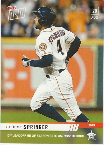 2019 Topps Now 719 George Springer