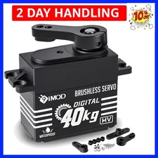 1/10 RC Servo Upgrade 40KG High Torque Fast Steering Servo Waterproof Brushle...