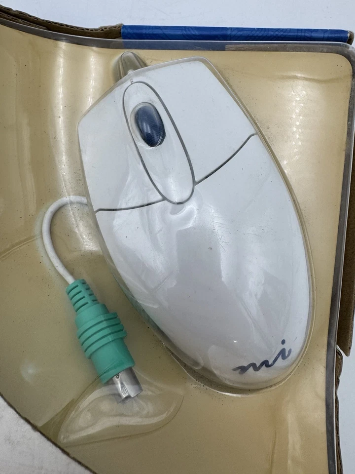 MI Optical PC Computer Mouse PS/2 Model PD430P Wired NOS Vintage - Image 2 of 4