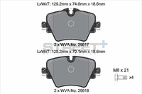 BremsbeläGe Mini Mini (F55) Cooper S Baujahr 11/20 Kw 131 PS 178 - Pagid Racing