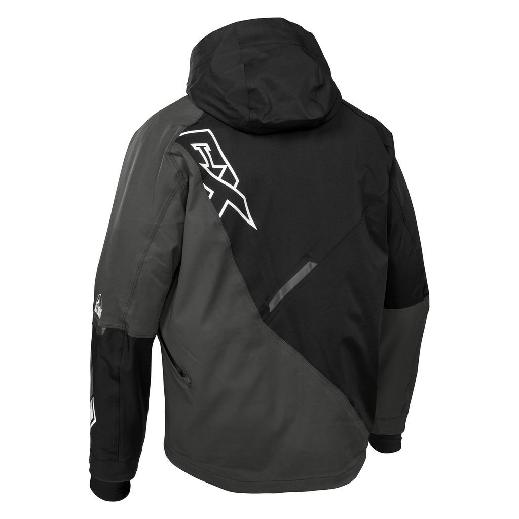 Castle X Men's Pivot Snowmobile Jacket Black/Charcoal Sizes Medium-4XL