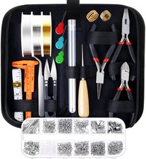 Jewelry Making Supplies Kit with Tools Wires Findings for Jewelry Repair