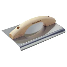 KRAFT TOOL CF904 Stainless Steel Hand Edge, 10" x 6" 3/4"R