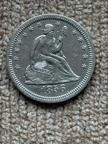1856 Seated Liberty Quarter--XF--Beautiful Coin--Take a Look!!