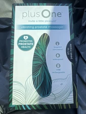 NEW SEALED Plus One Vibrating Prostate Massager Rechargeable & Waterproof 
