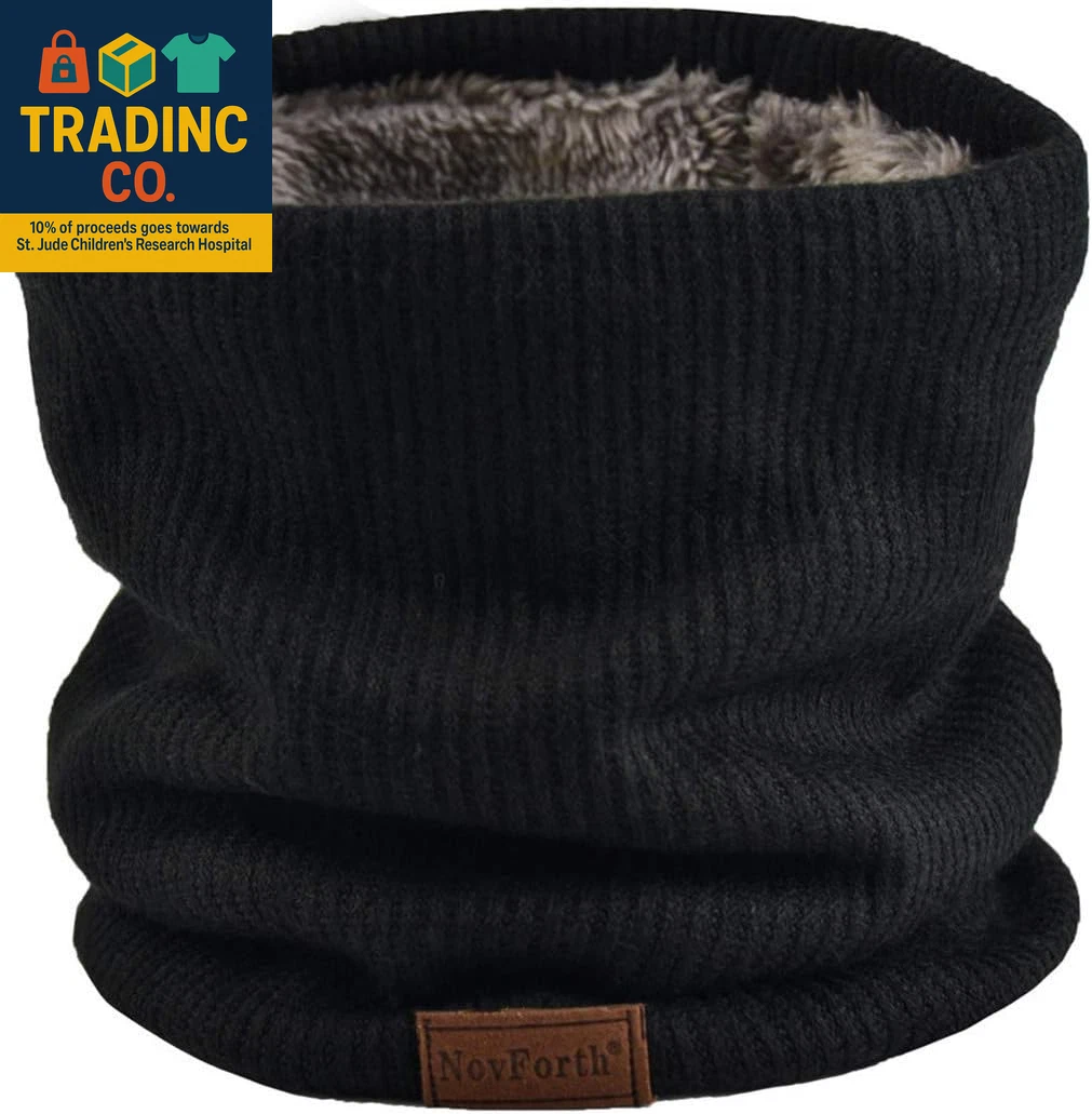 Winter Neck Warmer for Men and Women - Fleece Gaiter Scarf