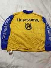 maglia motocross husqvarna husky viking taglia small vintage anni 70 manica lunga