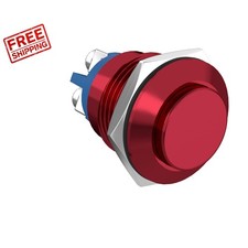 High-Quality 16MM Momentary Push Button Switch with Waterproof Aluminum Shell